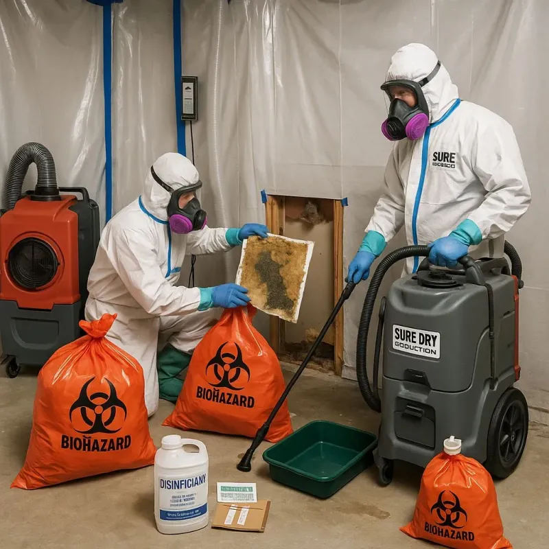 Contaminated Water Handling Protocols process in East Gaffney, SC