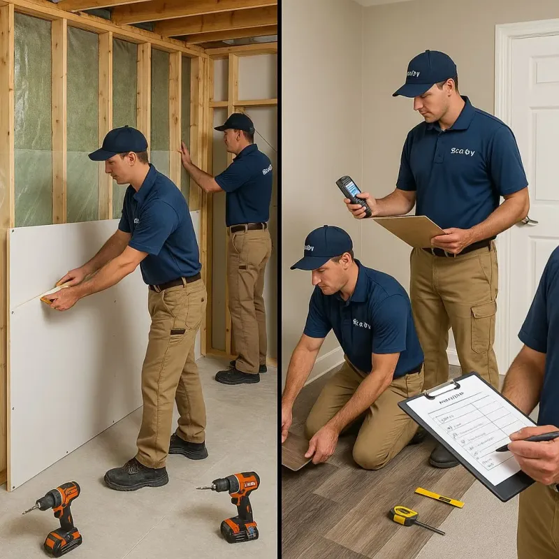 Repairs and Reconstruction process in East Gaffney, SC